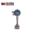 stainless steel flange type liquid vortex flow meter of wafer measuring with LED